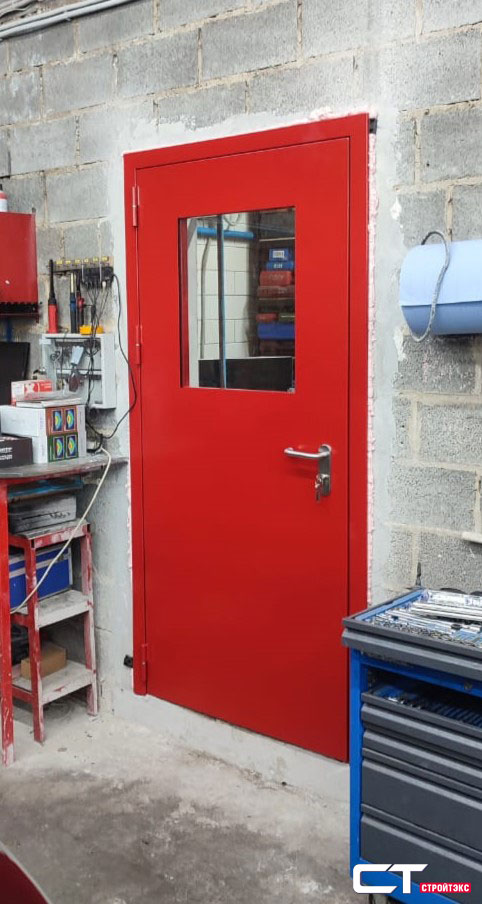 ДПМ-1 остекленная EIS60 300х400мм Антипаника с накладкой из алюминия